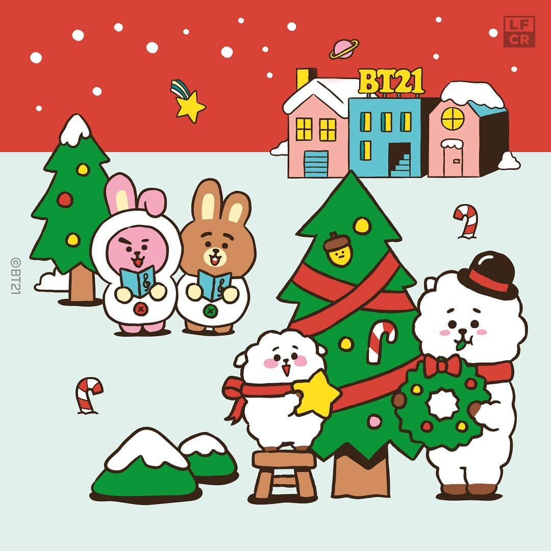 BT21 Stars of tomorrow, UNIVERSTAR!さんのインスタグラム写真 - (BT21 Stars of tomorrow, UNIVERSTAR!Instagram)「The magic is in the air.✨ <Holiday in BT21 Town> Theme ⠀ It’s finally that time of year!❄️ BT21 are out and about, prepping for the holidays. ⠀ Visit LINE FRIENDS CREATOR now, to design your own holiday season products! > Link in bio ⠀ #BT21 #holiday #party #partytime #winter」12月7日 15時42分 - bt21_official