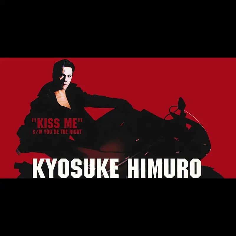 氷室京介のインスタグラム：「《Today’s Recommend》 1992年の今日、氷室京介 9th Single 『KISS ME』リリース⚜️シングルバージョンはイントロにギターとシンセのシーケンスの音が入っている⚜️アルバム・バージョンのイントロはギターのみ⚜️ 1992.12.7 9th Single “KISS ME” Release⚜️#kyosukehimuro」