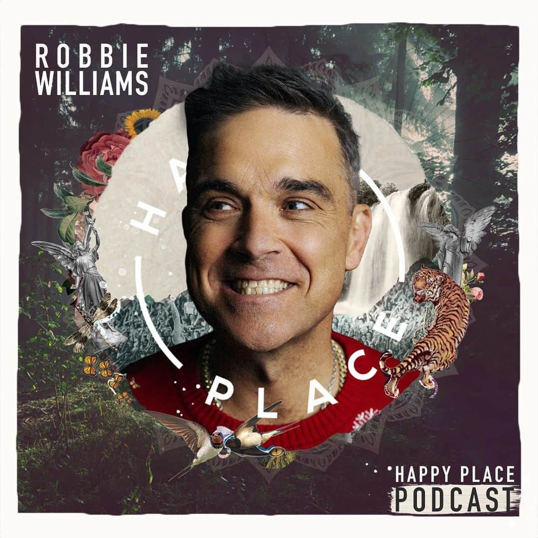 ファーン・コットンのインスタグラム：「Its the last episode in series 8 so who better to round things up than Mr @robbiewilliams  It’s always fun talking to Robbie as he has a willingness to go beneath the surface. He’s comfortable talking about the raw parts of life, the real and the difficult.  In this conversation we cover agoraphobia, anxiety, making friends with your enemies, and the comfort and contentment he’s found in family life. Listen wherever you get your podcasts.  We’ll be taking a short break over Christmas then will be back with a bang in 2021. Already plotting! Thank you so much for listening to @happyplaceofficial , for the feedback and encouragement. You lot are bloody lovely x」