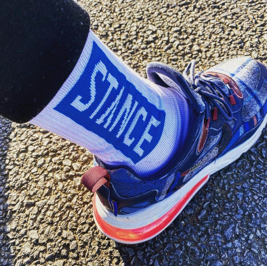 眞庭城聖のインスタグラム：「それぞれのスタイルでSTANCE  #stance  #stancesocks  #ありきたりはつまらない」