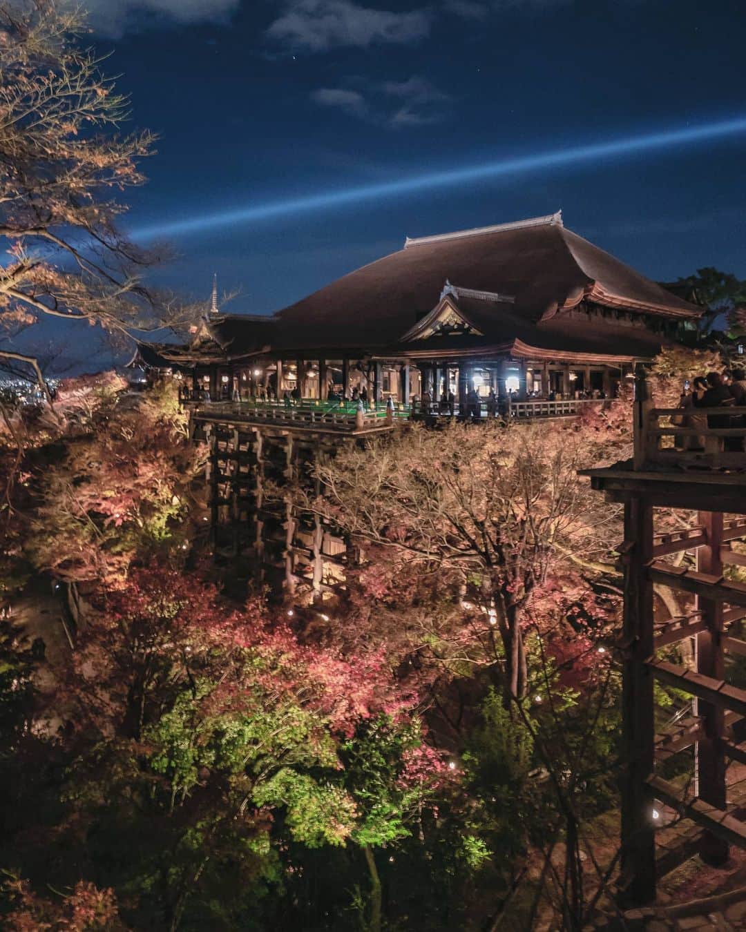 masayaさんのインスタグラム写真 - (masayaInstagram)「Kiyomizu temple Kyoto ライトアップ最終日の 清水寺」12月7日 18時47分 - moonlightice