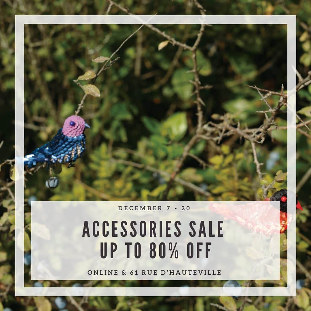 ジャマンピュエッシュのインスタグラム：「Discover our accessories sale available now online and in store. Link in bio.」