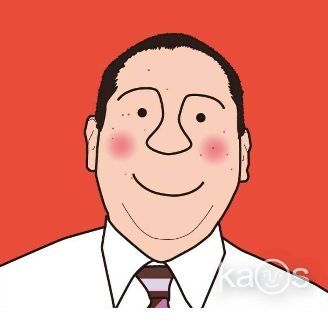 のインスタグラム：「似顔絵イラストを描いていただきました(^o^)/　味のある海外キャラクター風♪ありがとうございます！　  #似顔絵 #イラスト #似顔絵イラスト #レギュラー松本 #あるある探険隊」