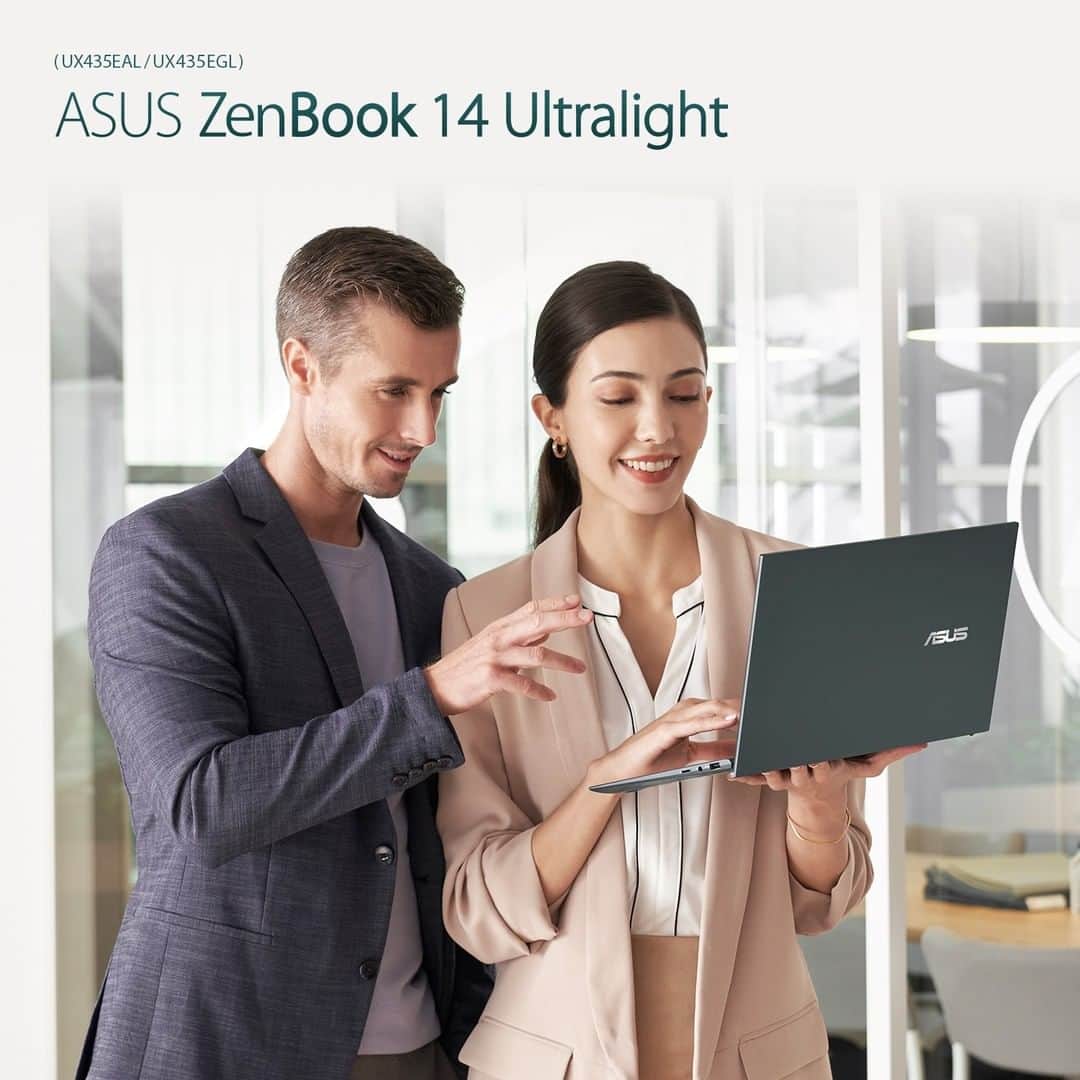 ASUSさんのインスタグラム写真 - (ASUSInstagram)「The new #ZenBook 14 Ultralight laptop makes working while on the go easy and simple, and features an extra-strong magnesium chassis that exudes a premium, professional elegance.」12月7日 19時30分 - asus