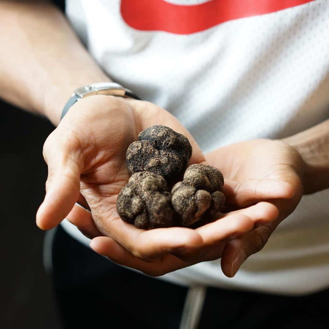 カルフィン・ヨン・ア・ピンのインスタグラム：「Randomly having 200 grams of truffle in the fridge 😅 #foodie」