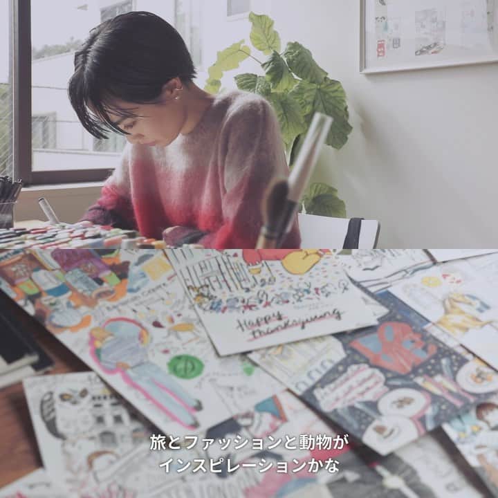 渡邉香織のインスタグラム：「It’s always a pleasure to work with @moleskine 🤍pen+ @adobe 東京駅と大阪の阪急梅田で都市限定のスタンプを作ったのでお近くの方はぜひ🦦 pen +を使ったビデオも流してくれています！」