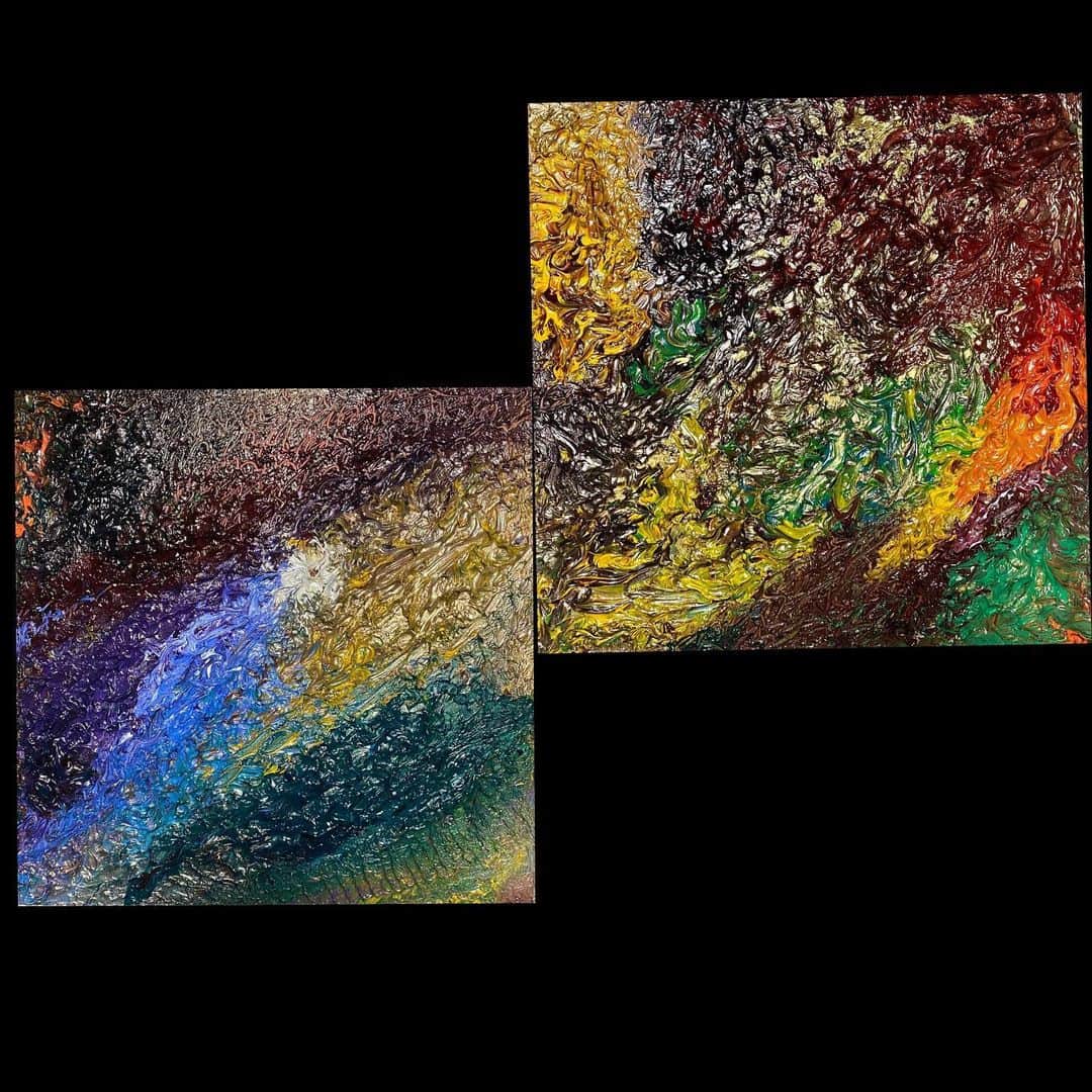 坂東工さんのインスタグラム写真 - (坂東工Instagram)「最近のオーダー絵画「あなたのオーラ」 ご好評頂いているようで、多数お問い合わせいただいています🎨 アトリエで直接、または遠隔でセッションさせていただき、その瞬間のエネルギーを表現させていただいています。油彩のため乾燥までに2、3ヶ月の時間を要しますが、新たな自分を発見できる一品です🧔 詳しくはDMにて📩  Recent painting "Your Aura" received good reviews from customers, and many inquiries 🎨 The session directly or remotely in my atelier to express your energy of the moment.  It takes a couple of months to dry because of the oil painting, but it is an art that you can discover a new yourself 🧔 For more information on DM📩  #オーラ #絵画 #絵 #油絵 #抽象画 #アート #アブストラクト #アブストラクトアート #art #arts #artist #abstractart #oilpainting #aura #オーダーメイド #madetoorder」12月7日 21時19分 - takumimoriyabando