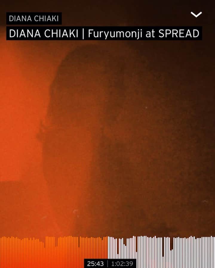 ダイアナチアキのインスタグラム：「Uploaded Furyumonji at SPREAD mix to my Soundcloud.Hope you enjoy.  SoundCloudに不立文字でのmixをupしました,Track ID書いてますぜひ:)  Link in highlight」