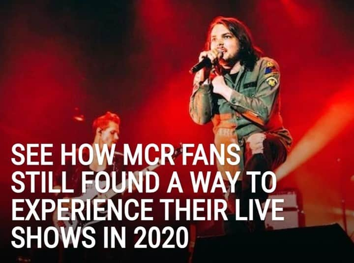 Alternative Pressさんのインスタグラム写真 - (Alternative PressInstagram)「@mychemicalromance may not have been able to tour this year, but it looks like fans still found a way to experience their live shows ⁠ LINK IN BIO⁠ .⁠ .⁠ .⁠ #mychemicalromance #mcr #mychem #gerardway #mikeyway #frankiero #raytoro #lifeonthemurderscene #altpress #alternativepress」12月8日 7時30分 - altpress