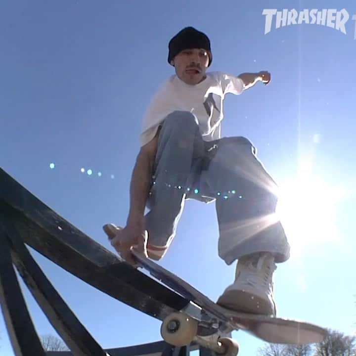 スラッシャーのインスタグラム：「🗣 FØKK DUDE ❕ @deeddz ‘Rough Cut’ now playing on all Thrasher channels 📡」