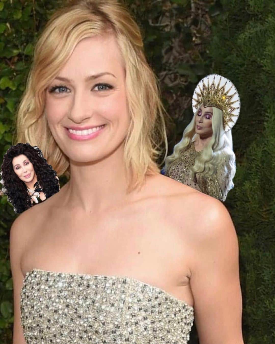 ベス・ベアーズのインスタグラム：「You’ve heard of #elfontheshelf, now get ready for this.. @kchenoweth I see your #LenoOnCheno and raise you a #ChersonBehrs ! Thank you @jonathankite for this! 🤣🤣」