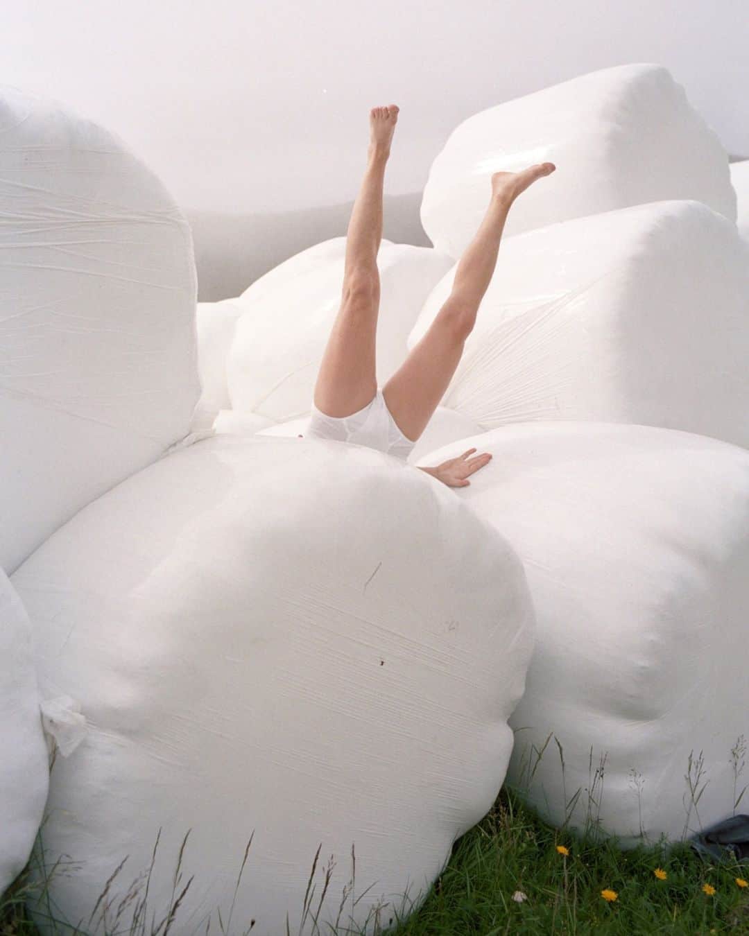 のインスタグラム：「LFI Gallery - Editors' Pick 'Marshmallow Dive' by Przemyslaw Mioduszewski (@przemyslaw.mioduszewski)  Feet up in a sea of marshmallows. What a dream.  Gear: #LeicaM6  #LeicaFotografieInternational #LeicaCamera #Leica #🔴📷」