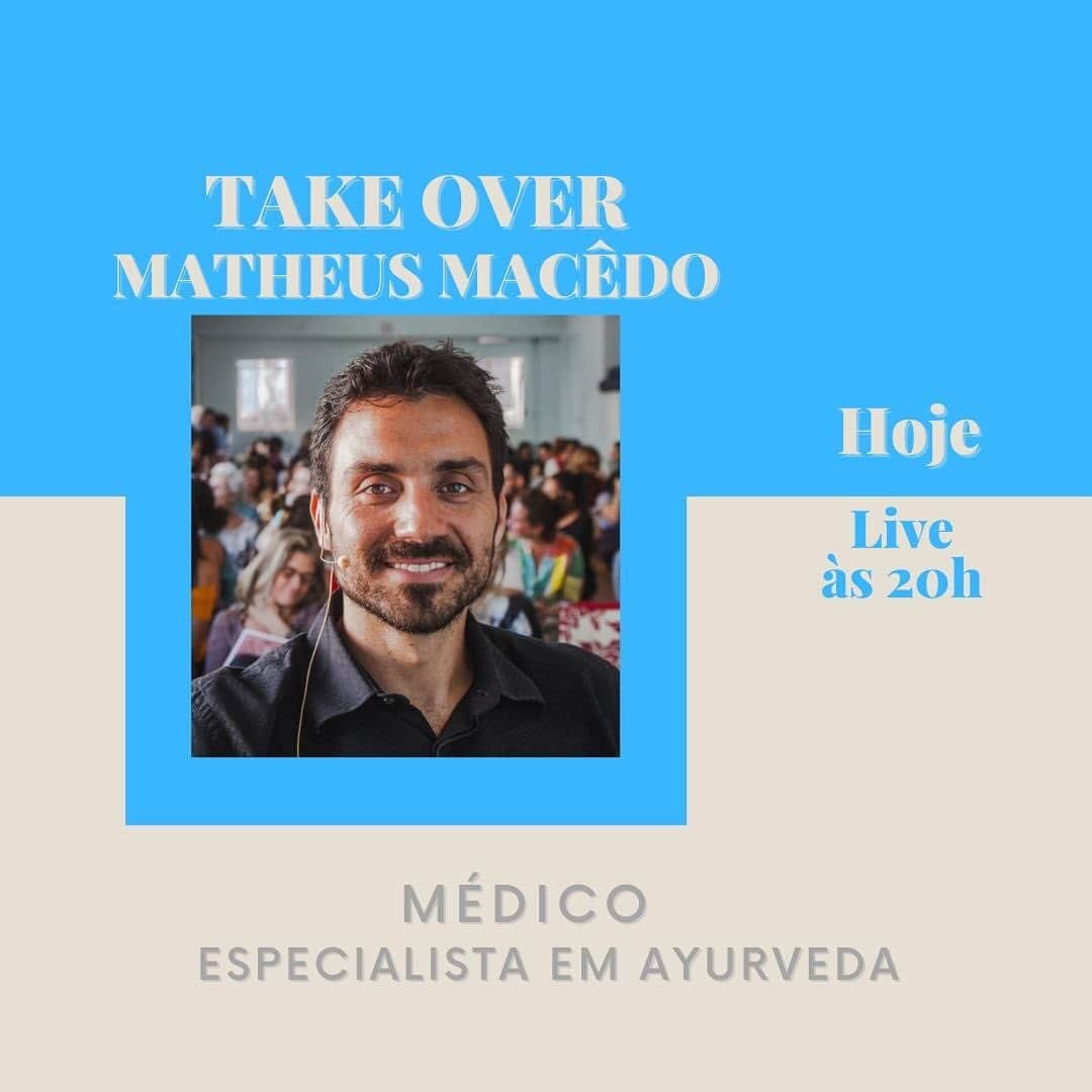 Giovanna Antonelliのインスタグラム：「Bom dia!!!! Hoje é dia de take over!!! Depois da presença de tantas mulheres incríveis, trazendo informações e diálogos preciosas pra nós, hoje pela primeira vez, um homem vai assumir meu insta.  Dr. Matheus Macêdo, o primeiro brasileiro a concluir o BAMS (Bacharelado em Medicina e Cirurgia Ayurvédica), 👏🏻👏🏻👏🏻👏🏻👏🏻faz parte da Ayurveda Academy, Bangalore , fez residências clínicas no hospital Vaidyagrama, Coimbatore e em universidades na Índia e nos EUA.  Dr. Matheus é idealizador do @vidaveda_ , uma empresa social que tem como propósito exponencializar a qualidade de vida de todos os seres vivos.  Nessa live hoje, ele vai falar sobre isso .... então.... Já preparem as perguntas porque ele é fera!  E eu tô mto feliz de poder trazer esse conteúdo cheio de saúde pra todos vcs! 🤩」
