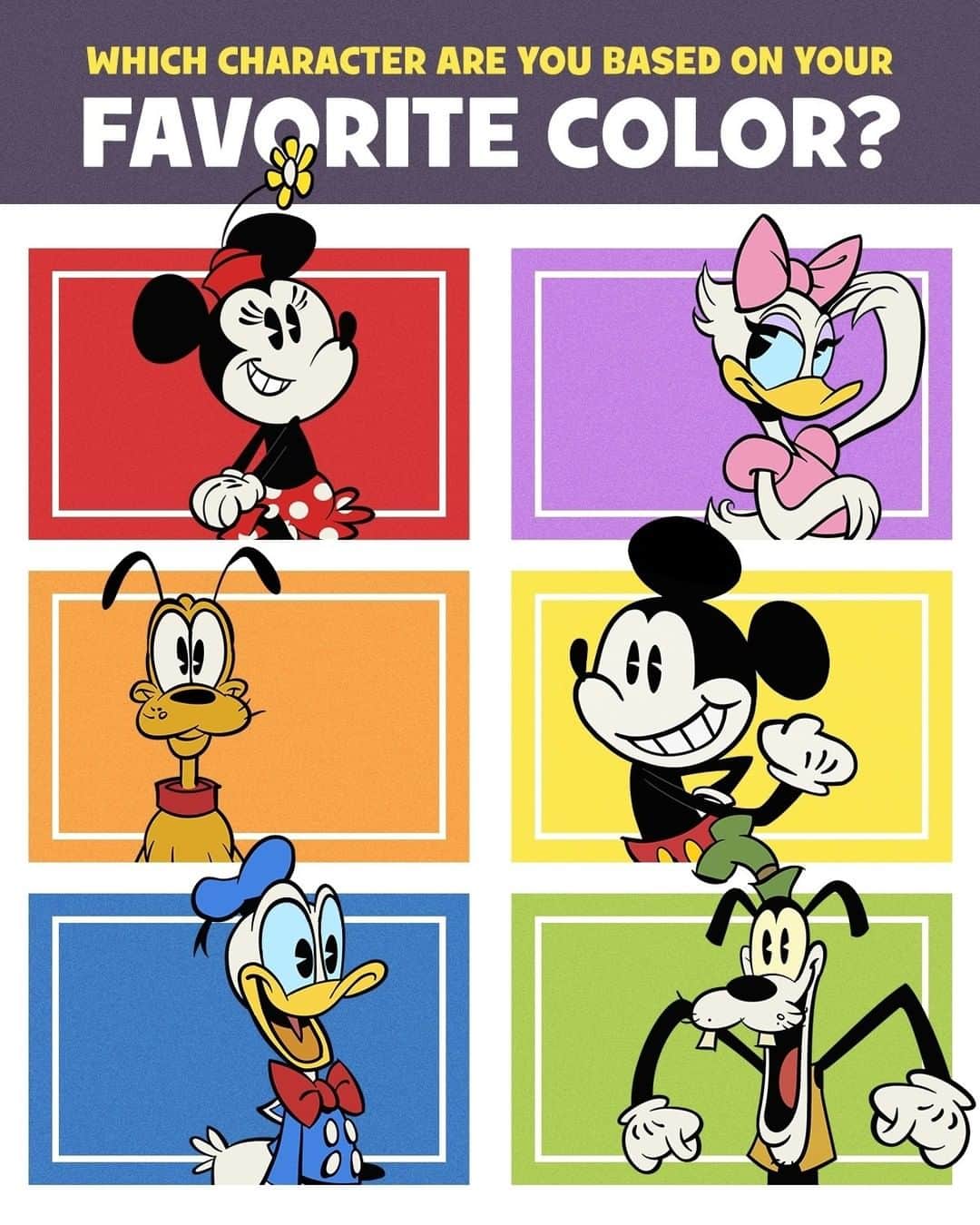 ミッキーマウスさんのインスタグラム写真 - (ミッキーマウスInstagram)「These pals make life colorful! 🌈 Which one are you?」12月8日 1時00分 - mickeymouse