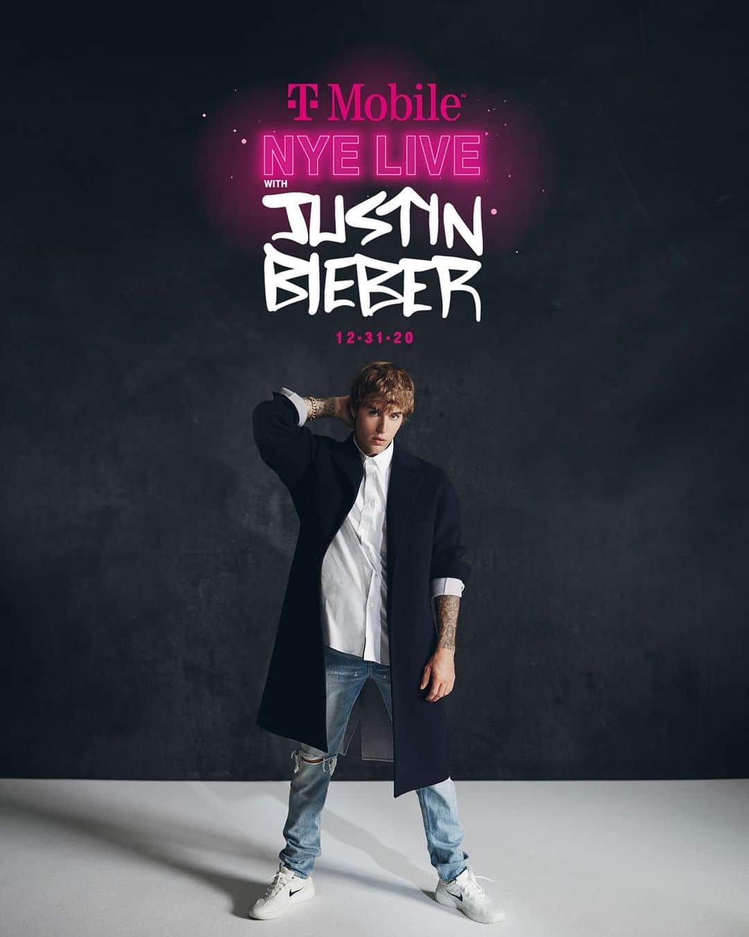 ジャスティン・ビーバーさんのインスタグラム写真 - (ジャスティン・ビーバーInstagram)「Doing a little something with @tmobile on 12.31.20 justinbieberNYE.com #BieberNYE」12月8日 2時00分 - justinbieber