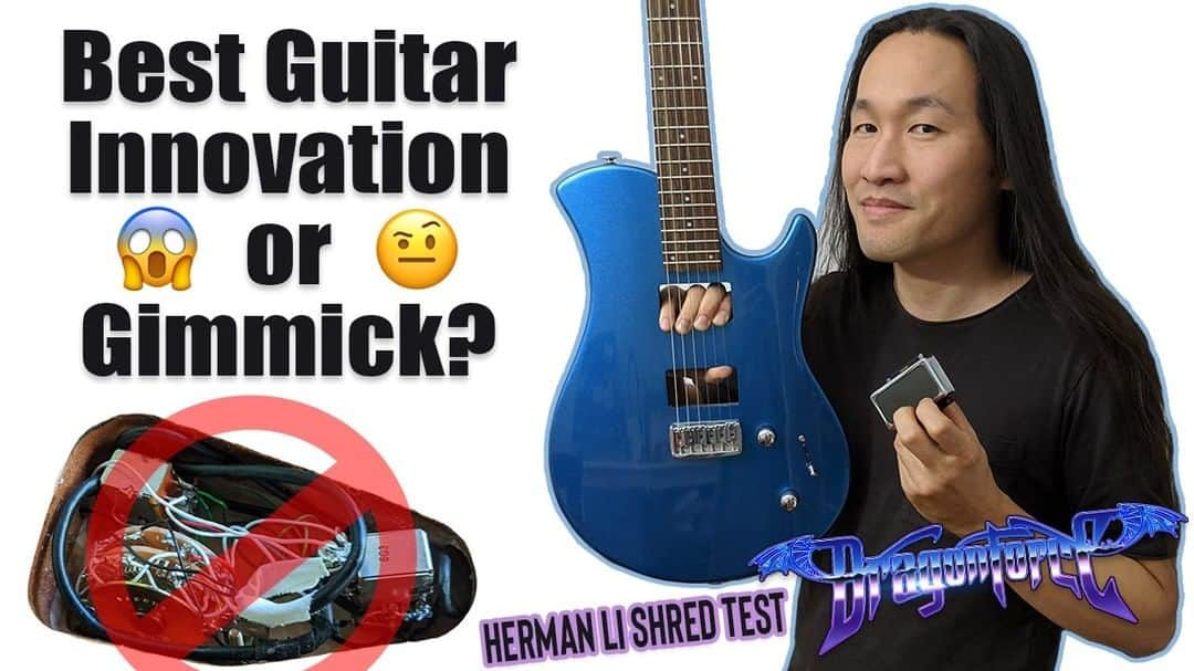 DragonForceさんのインスタグラム写真 - (DragonForceInstagram)「Is this the best guitar innovation of the last 30 years or a gimmick?  See video, link on bio/stories @HermanLi #ShredTest https://youtu.be/Zl0JfP76VY4 What's your favourite thing about your main guitar?  #dragonforce #hermanli #guitar #guitarra #guitare #guitarcollection #guitarsofinstagram #relishguitars」12月8日 2時00分 - dragonforcehq