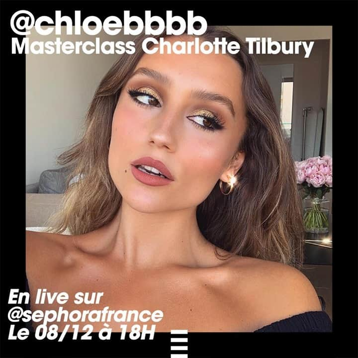 セフォラさんのインスタグラム写真 - (セフォラInstagram)「Darlings! Vous avez rendez-vous demain soir à 18h avec @chloebbbb pour un full Makeup @ctilburymakeup en live sur @sephorafrance ! Chloé sera accompagnée de @laurievanb, Pro Artist Tilbury. Vous serez là ? 💕  #SephoraLovesCharlotteTilbury #SephoraFrance」12月8日 2時00分 - sephorafrance