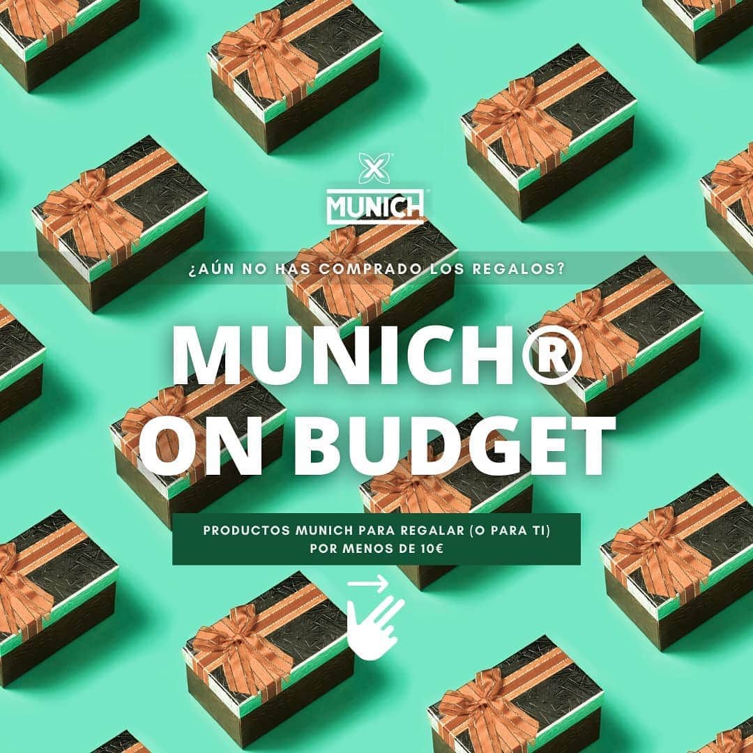 ミュニックさんのインスタグラム写真 - (ミュニックInstagram)「𝗠𝗨𝗡𝗜𝗖𝗛 𝗢𝗡 𝗔 𝗕𝗨𝗗𝗚𝗘𝗧 👏 ¡Productos MUNICH para regalar (o para ti) por menos de 10€! 🤯🎁💯  👉Descúbrelo todo en nuestra web www.munichsports.com   #MunichSports #MunichOnABudget #regalos #navidad #regalaMunich」12月8日 1時58分 - munichsports