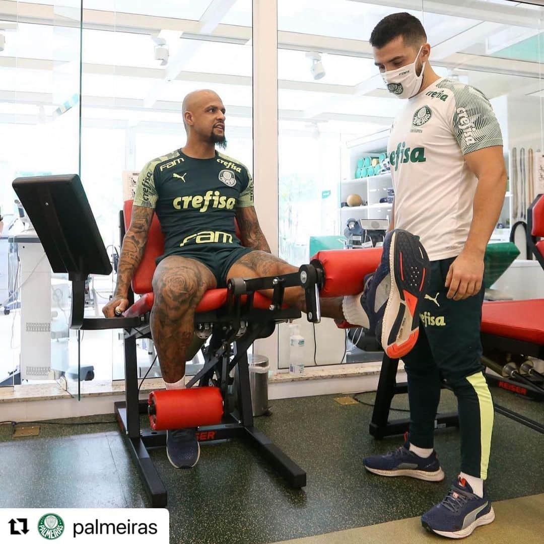 フェリペ・メロさんのインスタグラム写真 - (フェリペ・メロInstagram)「#Repost @palmeiras with @make_repost ・・・ VAMOS, CAPITÃO! 💪🐷 @felipemelo segue em recuperação acelerada na Academia. Em breve estaremos juntos em campo!  📷 Cesar Greco  #AvantiPalestra #Palmeiras #Verdão」12月8日 2時03分 - felipemelo