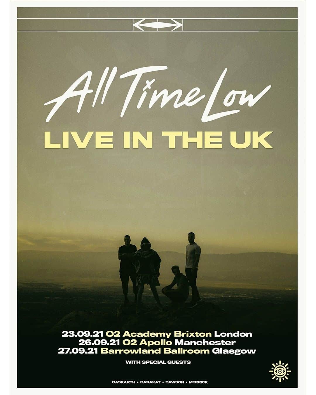 All Time Lowさんのインスタグラム写真 - (All Time LowInstagram)「LONDON, MANCHESTER, GLASGOW 2021 THAT’S RIGHT WE GET TO PLAY SHOWS TICKETS ON SALE FRIDAY  23.09.21 - London 26.09.21 - Manchester 27.09.21 - Glasgow」12月8日 3時00分 - alltimelow