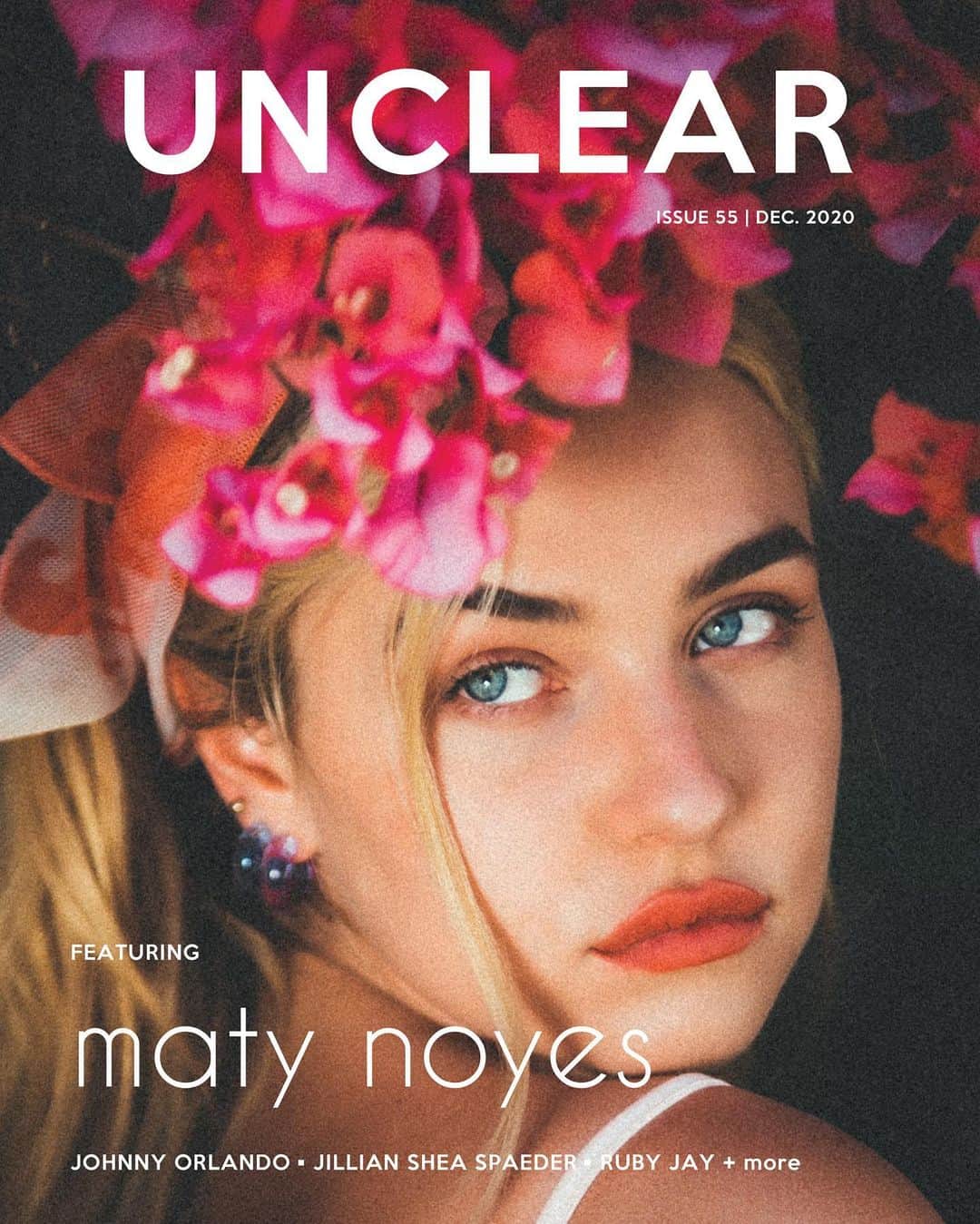マティー・ノイズのインスタグラム：「honored to bless the cover of @unclearmag december issue ✨link in bio」