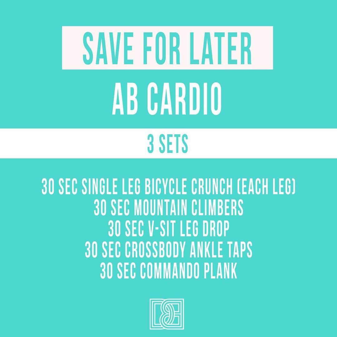 Danielle Robertsonさんのインスタグラム写真 - (Danielle RobertsonInstagram)「AB CARDIO 🔥  This AB CARDIO workout was designed to create core muscle definition whilst burning fat (to reveal your abs of steel!) Give this workout some love (double tap) and save it for later when you are ready to SWEAT 🔥  WORKOUT  3 SETS  30 sec Single Leg Bicycle Crunch (each leg) 30 sec Mountain Climbers 30 sec V-Sit Leg Drop 30 sec Crossbody Ankle Taps 30 sec Commando Plank」12月8日 4時41分 - dannibelle
