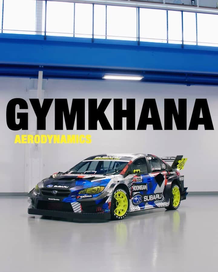 のインスタグラム：「🦅Why so many wings?🤨 Because #RaceCar Engineering! 📈🧮📐👨‍💻  Put your #Subaru geek hat on 🧢 and watch the new Gymkhana Aerodynamics video on YouTube. #linkinbio👆   #Subaru #Gymkhana2020 @subaru_usa @vermont.sportscar @thehoonigans @travispastrana」