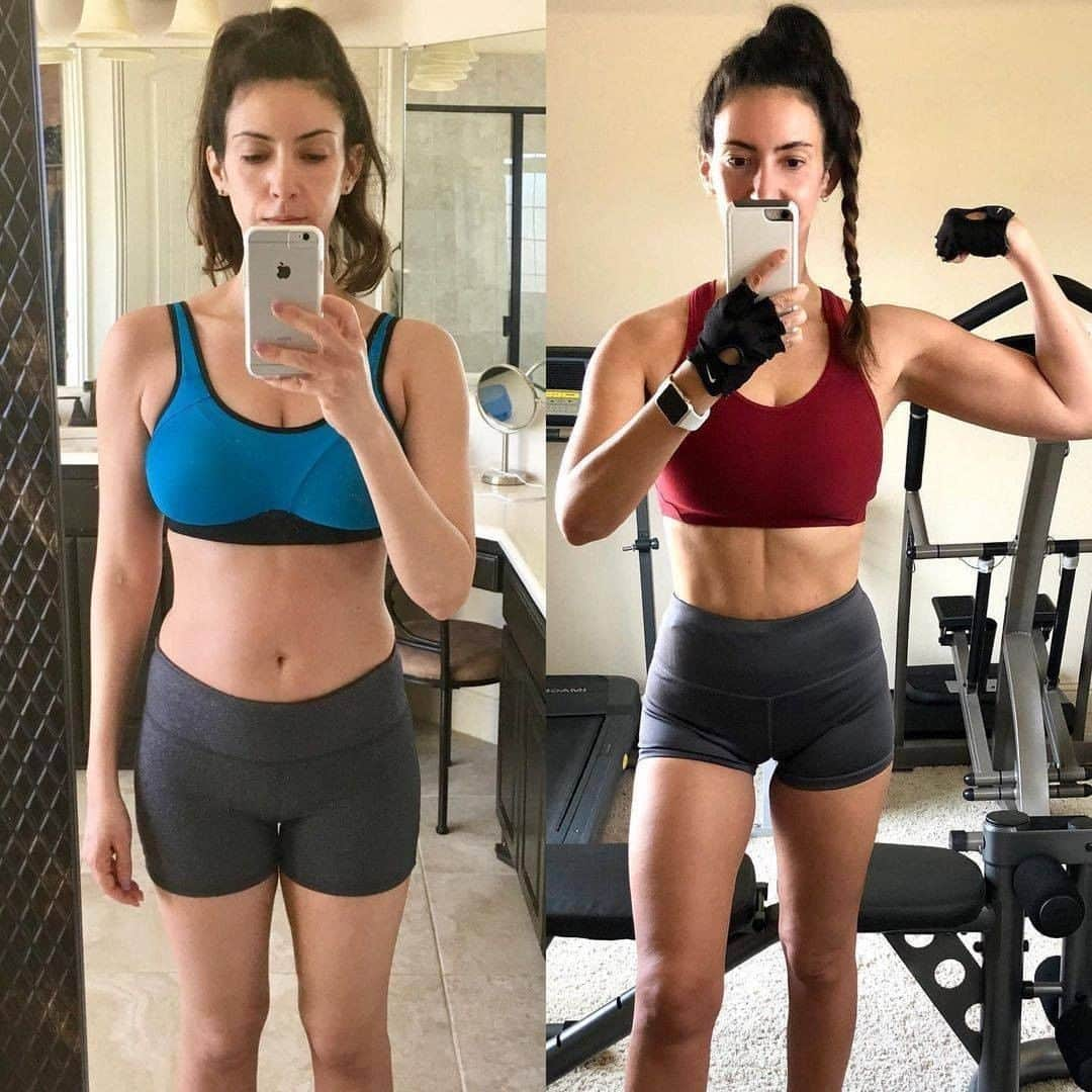 ケイラ・アイトサインズさんのインスタグラム写真 - (ケイラ・アイトサインズInstagram)「#BBGprogress 😍  Susana's (@my_fit_quest) progress with my #BBG program! Something I've learnt from training so many women is that, more often than not, there will be a type of workout that you don't LOVE. BUT, as Susana says, it's important to push through because the progress and strength you can build will make you feel SO empowered and confident. Look for the wins you make in these sessions and use them to motivate you. 👏  Susana says: "You won’t always love the workout, but you’ll always love the results! 💪 Confession - I usually dread arm day. Arms are my least favorite area to train. It ranks down at the bottom of my list... But you know what? I’ve come a long way. I can do exercises that I wasn’t able to do before, I can lift heavier weights, my once spaghetti noodle arms as I used to call them now have some definition, AND this is a big one, I’m the official jar opener of the family now! 💪 No one has to ask dad anymore haha! 😂 Bottom line, I may not love to train arms, but I love how strong and empowered it makes me feel after! 🙌"  If you want to feel strong and empowered, I am here for you! I have four different workout programs available on @Sweat for you ladies. Whether you're a beginner or advanced, whether you want to work out at home or at the gym, I have something for you! Get a 7-day free Sweat trial and start your journey today. 😁  www.kaylaitsines.com/BBGatHome  #BBG #BBGatHome #BBGtransformation #BBGprogress」12月8日 5時30分 - kayla_itsines