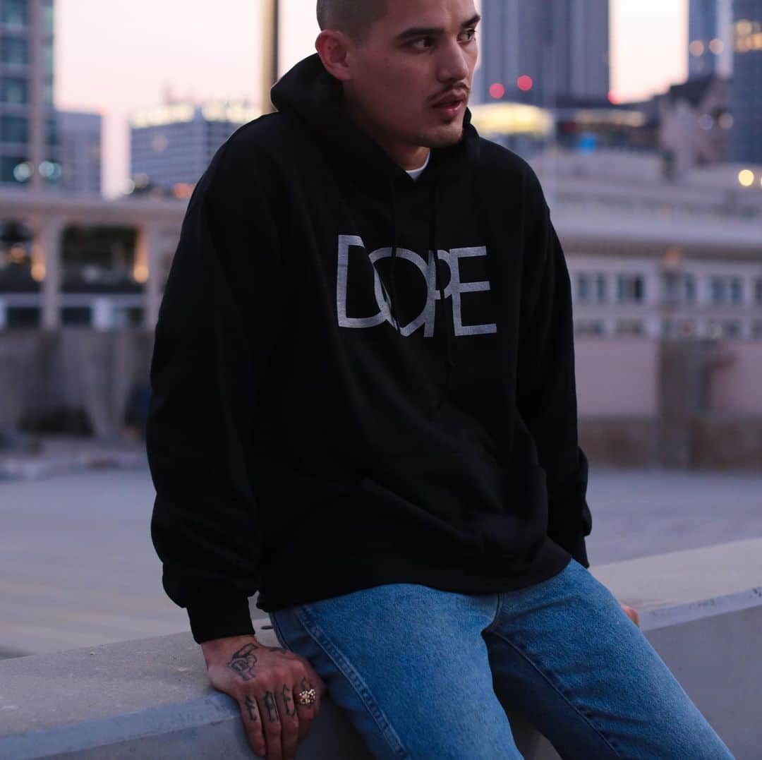 DOPEのインスタグラム：「Reflective Logo Hoodie‼️」