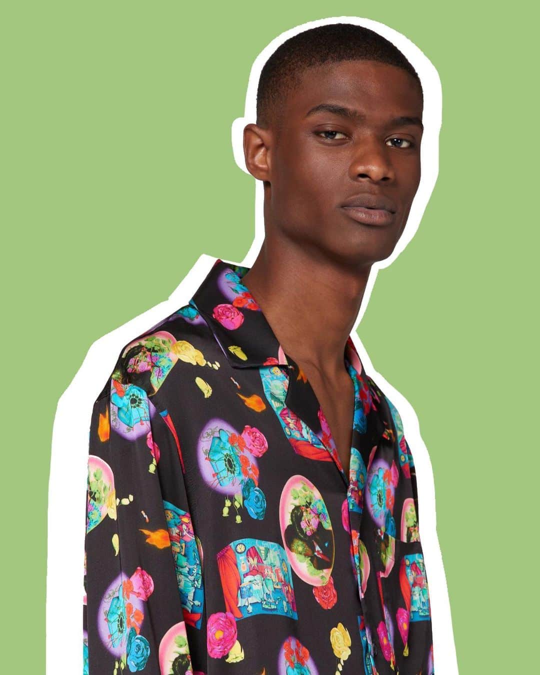 オープニングセレモニーのインスタグラム：「Multicolor pattern shirt = a mix of artworks @ram__han designed for us! 💖   openingceremony.com」