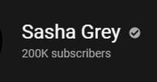サーシャ・グレイのインスタグラム：「OMG! It has happened! Just went over 200k Subs on YT. Thank you everyone for your support you all rock! Not a sub yet? Consider checking out my channel in the link in my bio.」