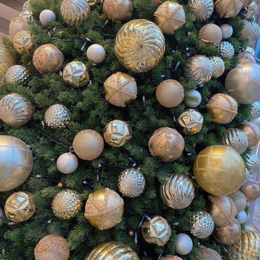 清水あすかさんのインスタグラム写真 - (清水あすかInstagram)「もうクリスマスか〜 最近あまり外に出ないので、 毎年恒例の、色々な所のツリーの写真を撮る事ができないのが寂しい😭  #christmastree  #omotesandohills  #christmas  #gold #silver #love  #ornaments」12月8日 16時45分 - asukahime1015