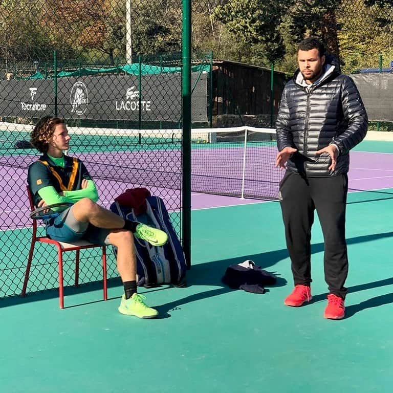 ジョー＝ウィルフリード・ツォンガのインスタグラム：「Sharing your passion 🎾❤️」