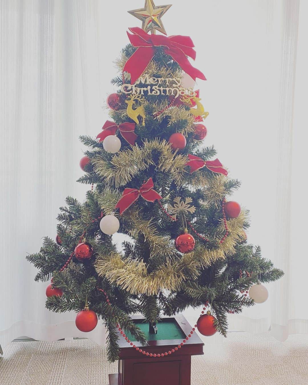 川田裕美さんのインスタグラム写真 - (川田裕美Instagram)「クリスマスツリー完成⭐️🎄🎅 来年は👶も一緒に飾り付けられるかな〜」12月8日 17時41分 - hiromikawata163