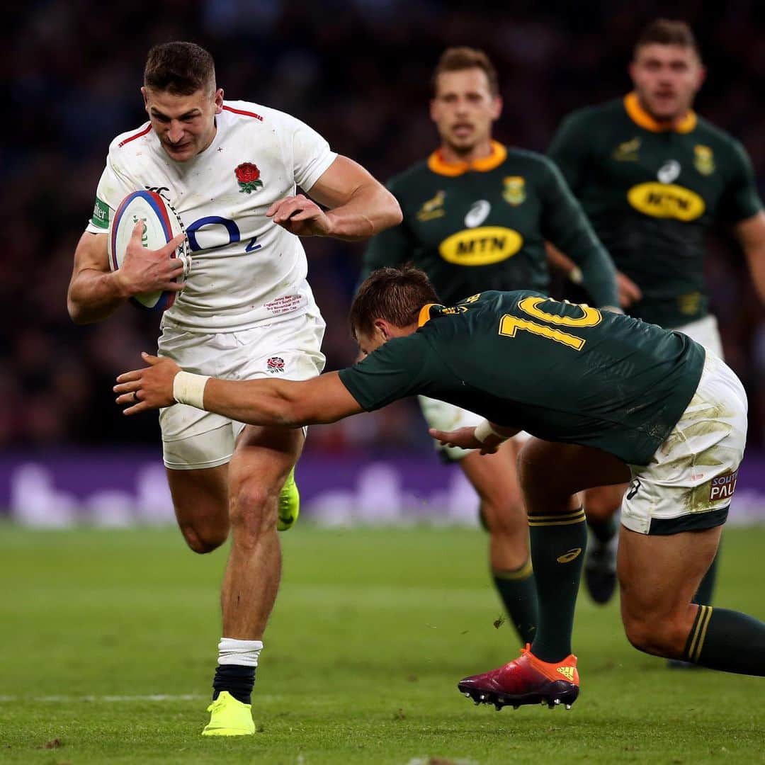 のインスタグラム：「🔈England men will welcome South Africa and Australia to Twickenham in 2021. 🌹  Three fixtures have been confirmed for next year’s autumn. The third will be against an emerging rugby nation yet to be confirmed.   📲 Hit the link in our bio for all the details. 🌹」