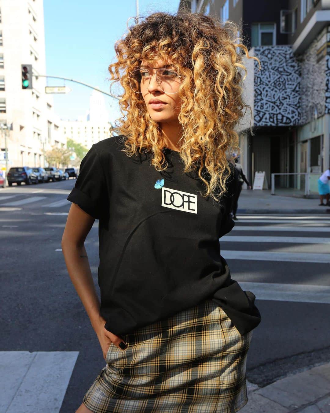 DOPEのインスタグラム：「Blue Butterfly Tee 🦋」