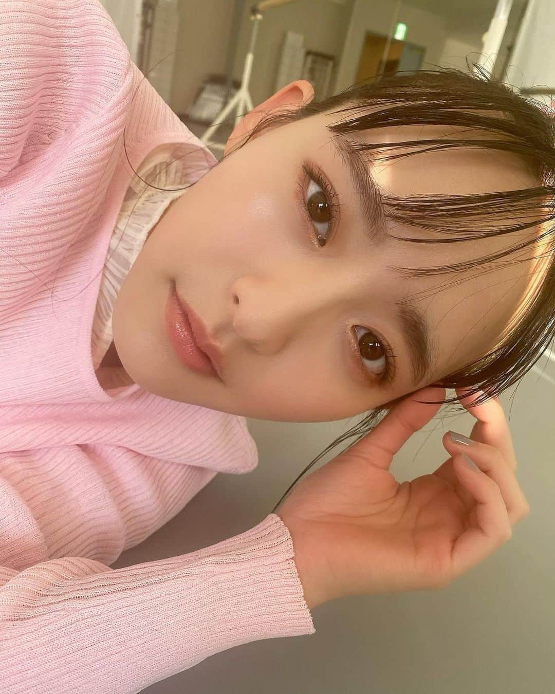 高橋有紀のインスタグラム：「かなみん♡ #hairmake #osakana_yuki #高崎かなみ」