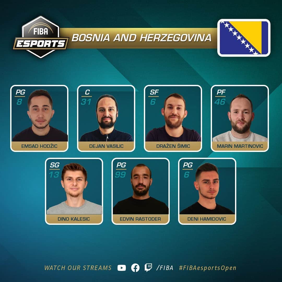 FIBAさんのインスタグラム写真 - (FIBAInstagram)「The players from Groups 1 & 2 of the  European Conference at the #FIBAesportsOpen 🎮 this weekend!  Catch the games from the European Conference live on YouTube, Facebook and Twitch (@FIBA) on December 12-13.」12月9日 3時16分 - fiba
