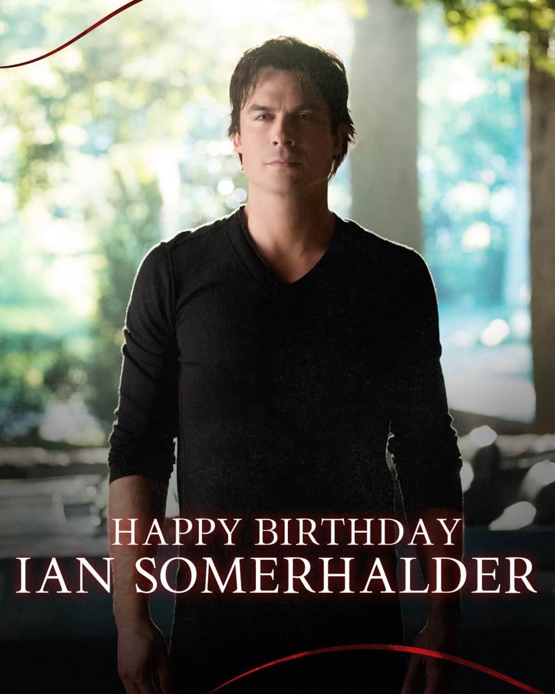 ヴァンパイア・ダイアリーズのインスタグラム：「Eternally 🔥 Happy birthday, @iansomerhalder!」