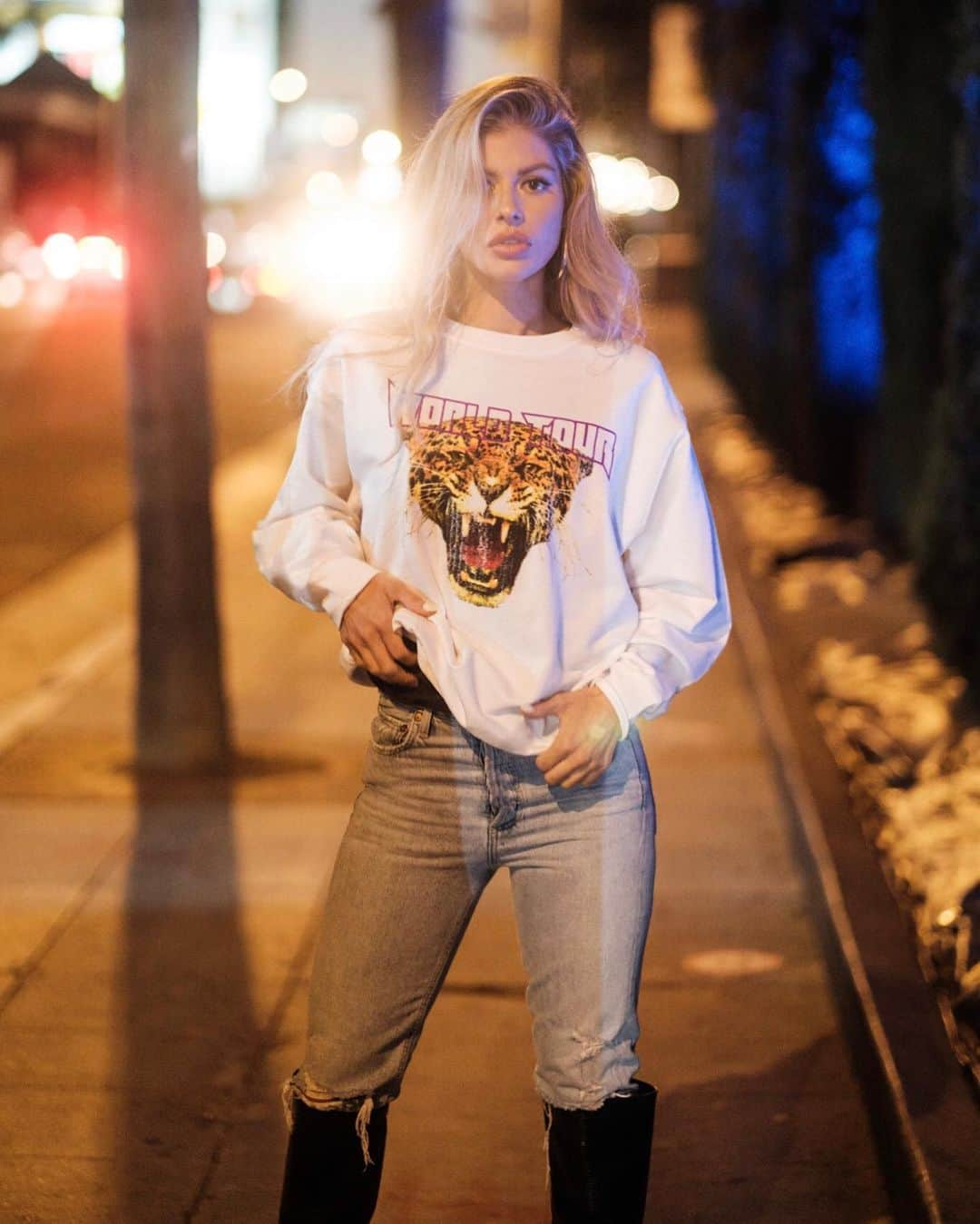 プリンス ピーターさんのインスタグラム写真 - (プリンス ピーターInstagram)「TIGER WORLD TOUR 🤙 only @prince_peter_collection @victoria_vodar @richardstow #sunsetstrip #revolve #bloomingdales #tigerworldtour #aninebing」12月9日 1時57分 - prince_peter_collection