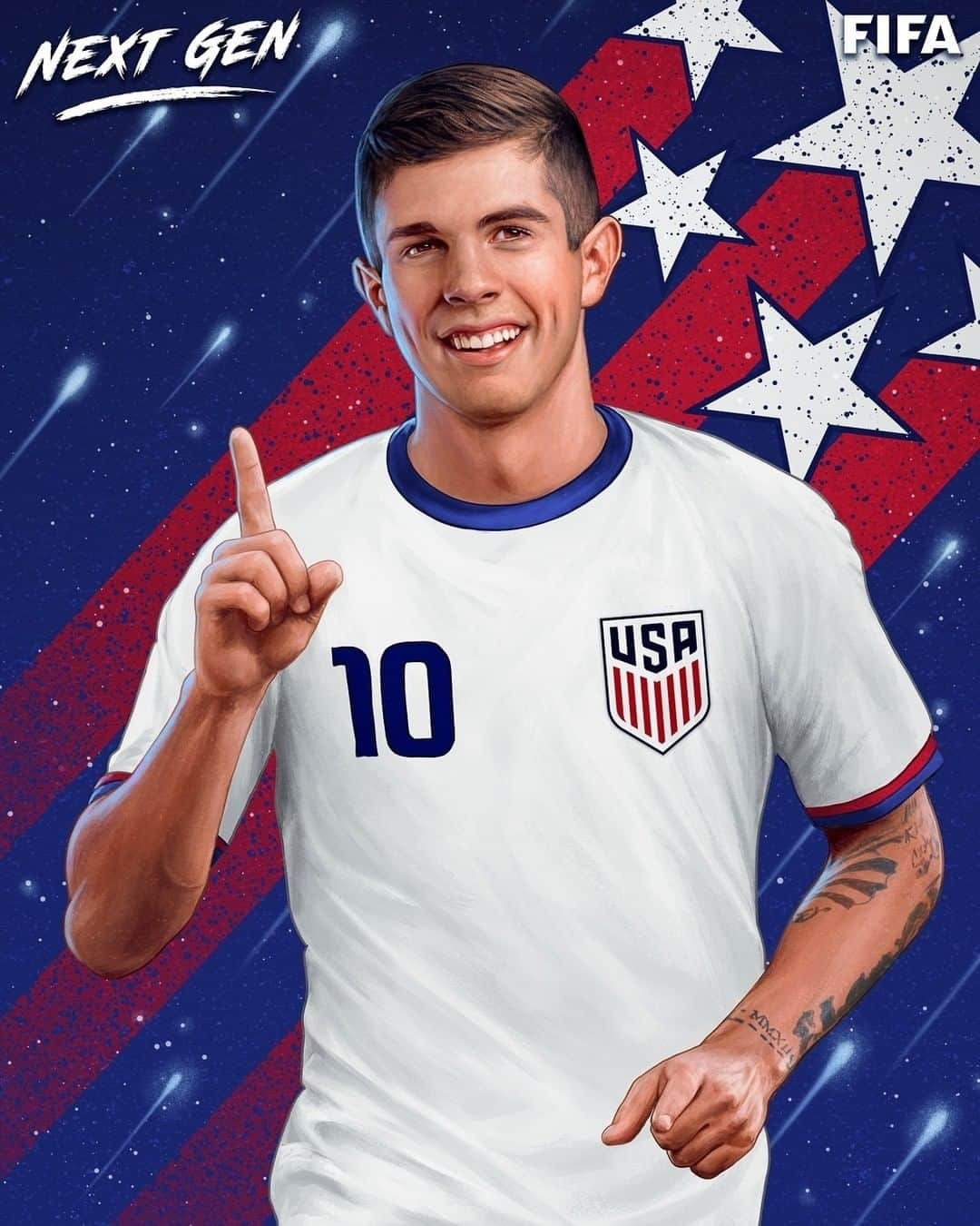 FIFAワールドカップさんのインスタグラム写真 - (FIFAワールドカップInstagram)「The #WorldCup’s #NextGen 🎨 ✨  The pride of Hershey, Pennsylvania. The present and future of the @USMNT. 🇺🇸 @cmpulisic spearheads a new crop of USA stars who are dreaming BIG.」12月9日 2時11分 - fifaworldcup