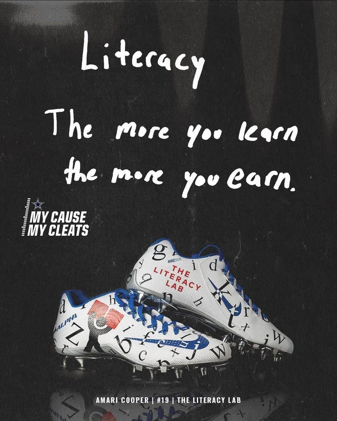 NFLさんのインスタグラム写真 - (NFLInstagram)「The why behind some of the @dallascowboys' cleats. #MyCauseMyCleats」12月9日 2時30分 - nfl