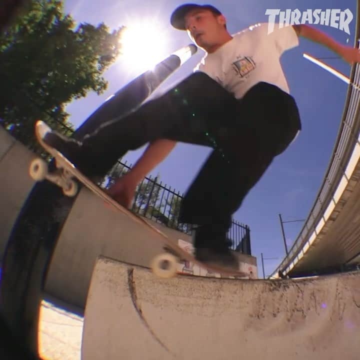 スラッシャーのインスタグラム：「👉🏾 @raveskateboards presents @alexrichurde 💥🥁💥 Now playing on all Thrasher channels 📡」