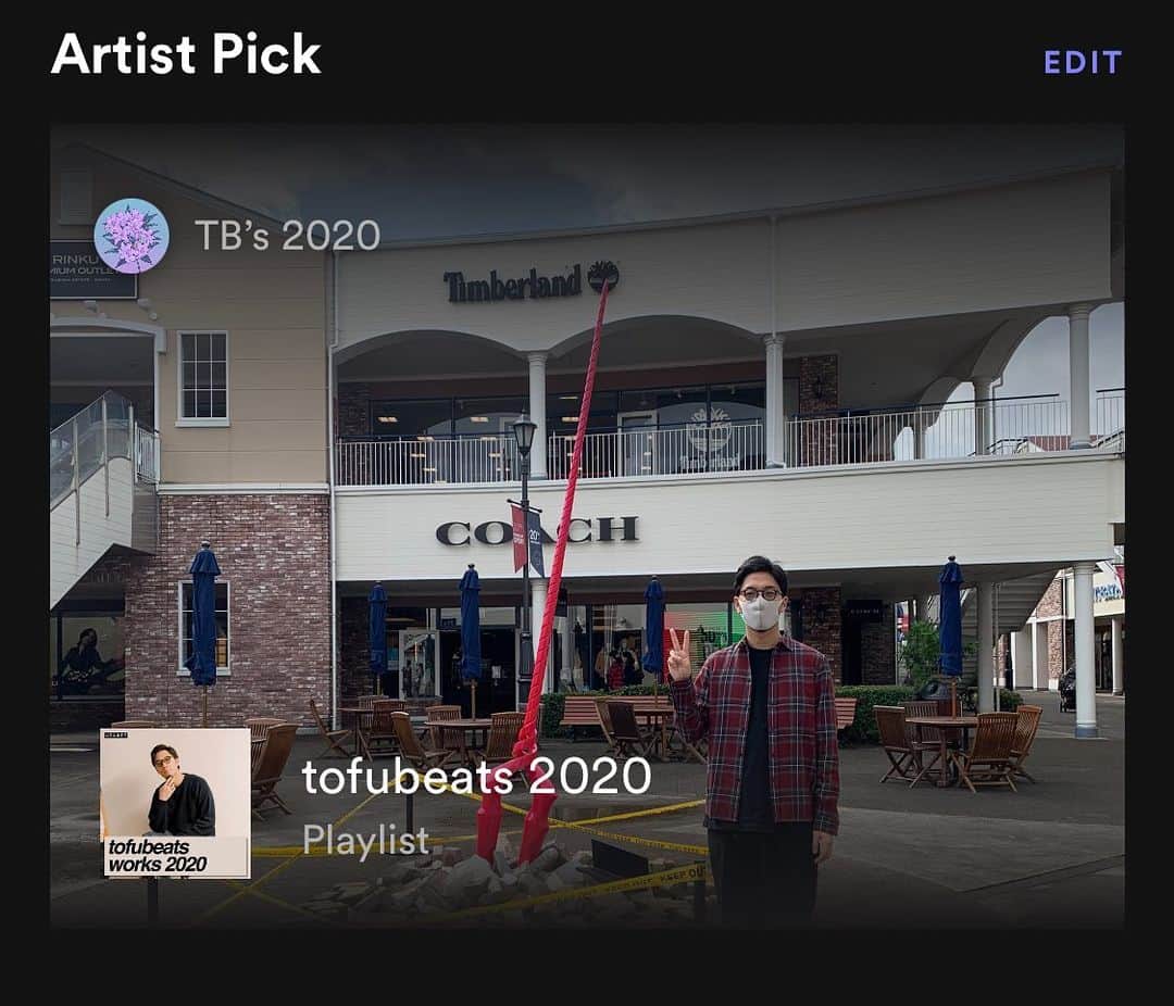tofubeatsのインスタグラム：「tofubeats Spotify」