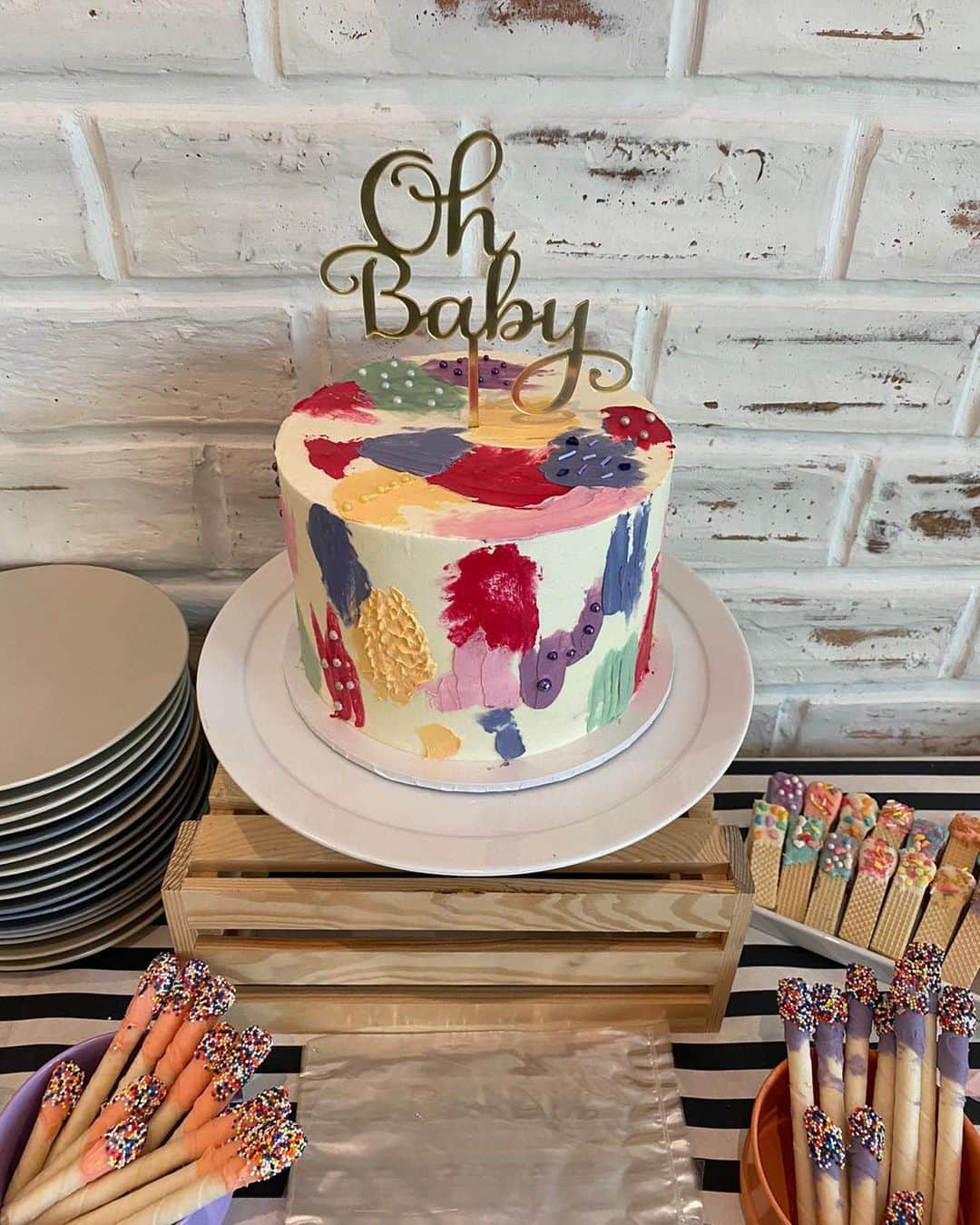 タヤ・ロジャースさんのインスタグラム写真 - (タヤ・ロジャースInstagram)「Little snaps from our baby shower 🥰💖 So thankful for all our family & friends for such an amazing afternoon for  #BabyChu1632」12月8日 19時20分 - tayastarling