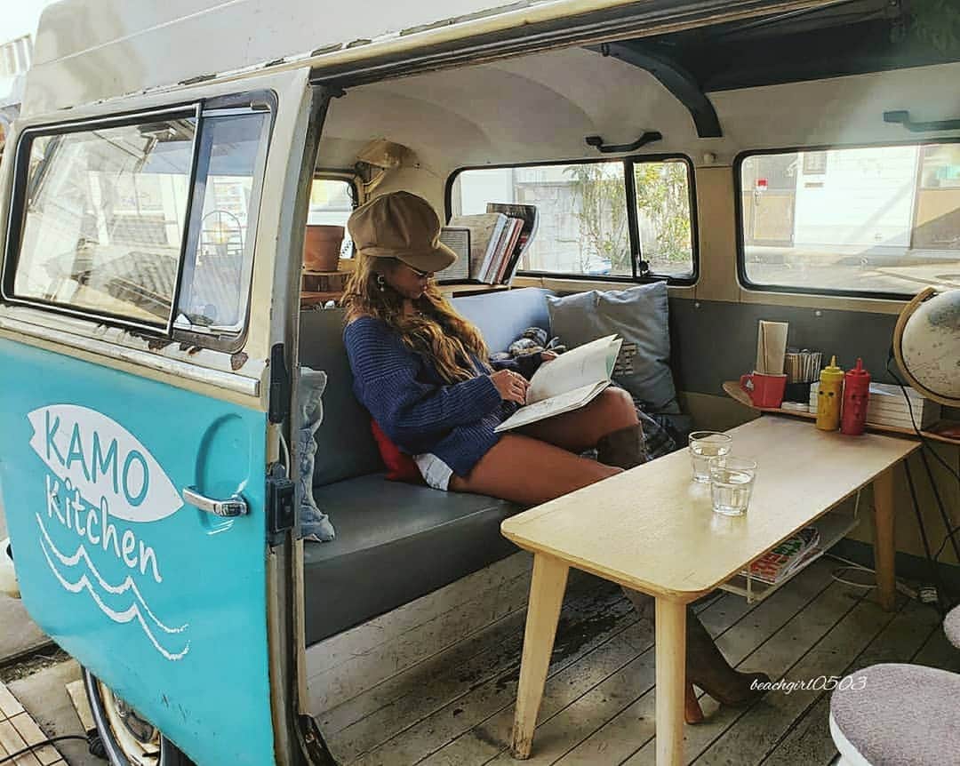 𝑵𝒐𝒓𝒊のインスタグラム：「. . . 可愛かった☕💕 @kamokitchen.cafe . . . . . #chiba #kamogawa #surf #trip #cafe #instacafe  #cafetime #cafestagram #vw #bus  #fashionstyle #fashion #tabijyo #tabijyo_cafe #千葉 #鴨川 #カフェ #カフェ巡り #カフェタイム #カフェスタグラム #カフェ好き #インスタ映え #スナップミー #ファッション #大人カジュアル  #おしゃれカフェ #旅行 #国内旅行 #タビジョ  #ワーゲンバス」