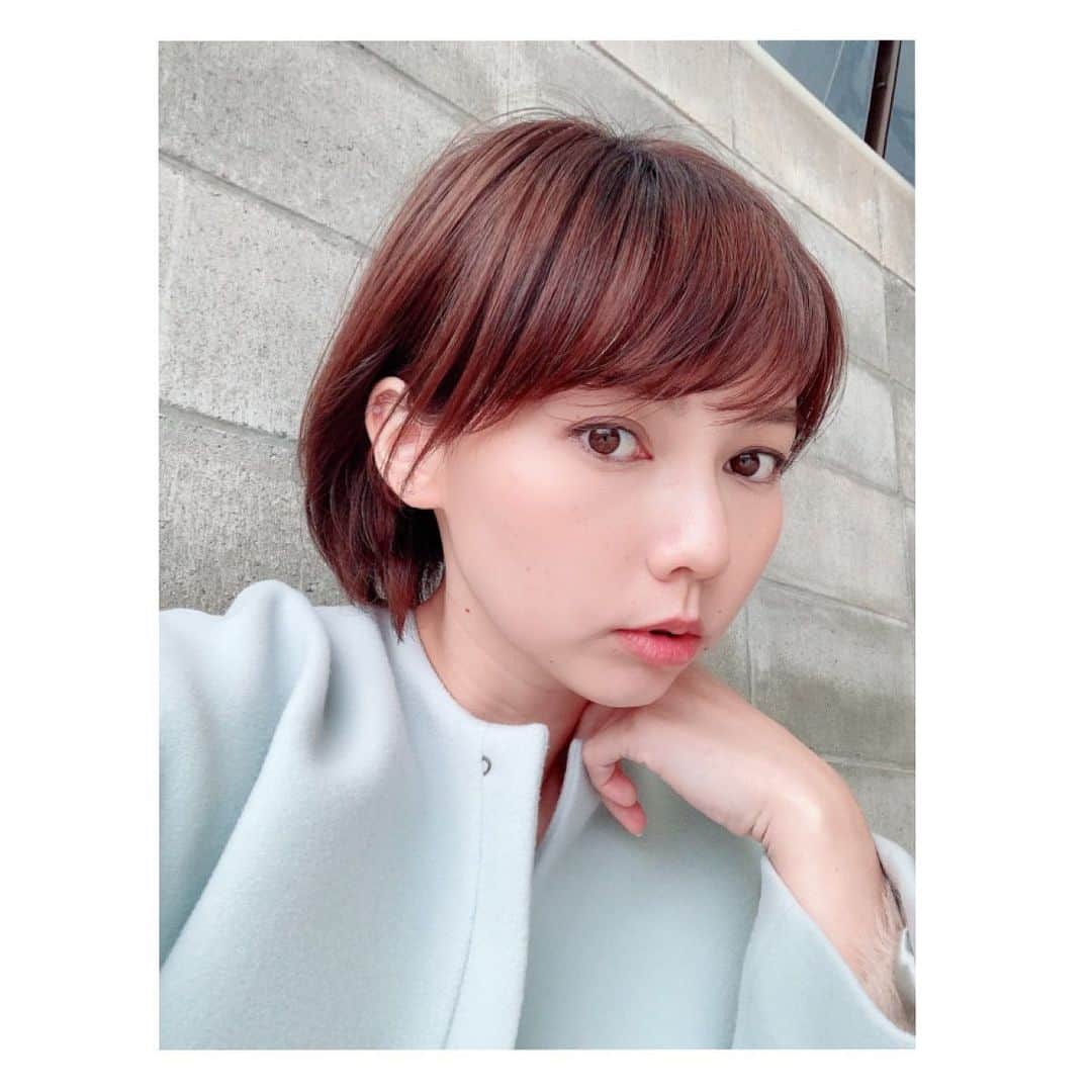 藤谷香々のインスタグラム：「歯科矯正経過.. . . . 始めた時からかなり きれいに並んで 後1年くらいでワイヤー とれないかなぁʕº̫͡ºʔ  . . . よく噛まないしよく食べるから 顔痩せません。ブルドッグ顔に 年いったらならないようにしないと。。 . . .  #歯 #歯科矯正 #矯正女子 #ショートカット #ショートボブ」