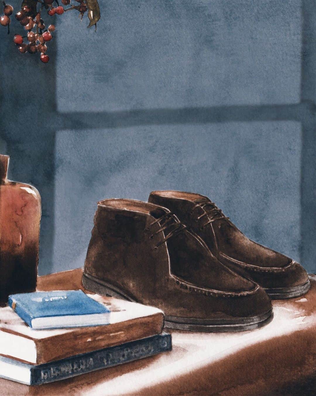 ハケットのインスタグラム：「Smooth yet hard-wearing our Suede Chukka Boots will be the perfect Christmas companion for any occasion. Find out more about our gift number 7 at the link in our bio #STAYHackett」