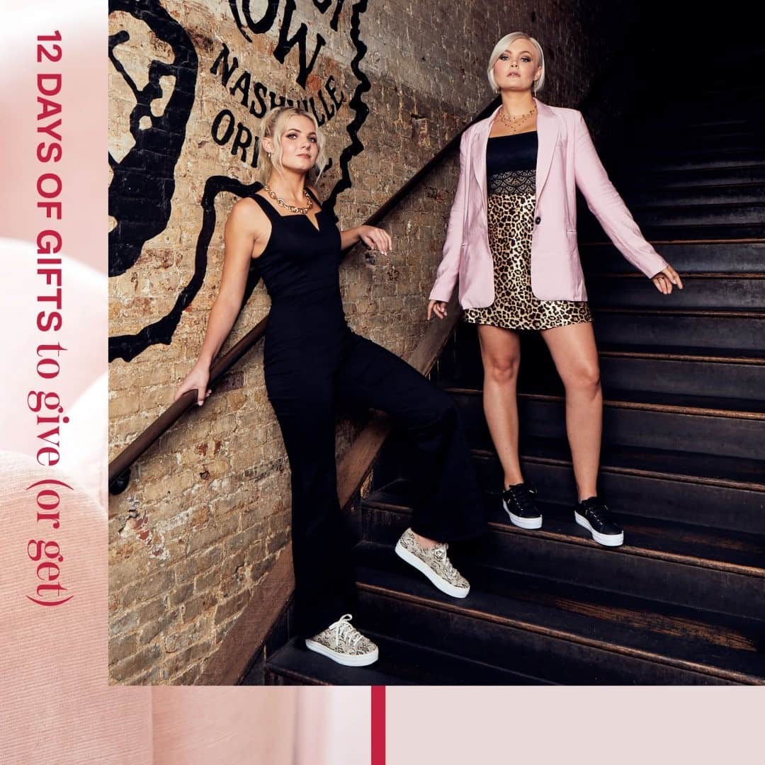 Kedsのインスタグラム：「Gifts that say "Show off your wild side." Tap to shop animal print sneakers. Pair it with: The “Wild Creatures” EP from the sister-songwriters of genre-bending band @Tigirlily.」