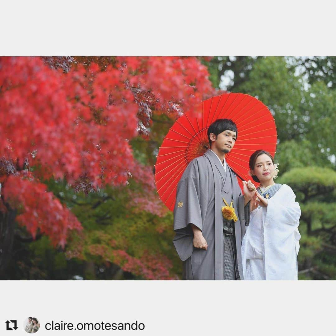 CLAIREさんのインスタグラム写真 - (CLAIREInstagram)「#Repost @claire.omotesando with @make_repost ・・・ _ 白無垢に掛下の組み合わせがとっても素敵です💐✨  #claire#bridal#wedding#weddingphoto#bridalphoto#結婚式#フォトスタジオ#クレール表参道サロン#表参道サロン#クレール#クレール表参道#ウェディングフォト#ブライダルフォト#フォトウェディング#ウエコレ#2020秋婚#2020冬婚#ゼクシィ#プレ花嫁#全国のプレ花嫁さんと繋がりたい#前撮り」12月8日 23時34分 - clairebridalstudio